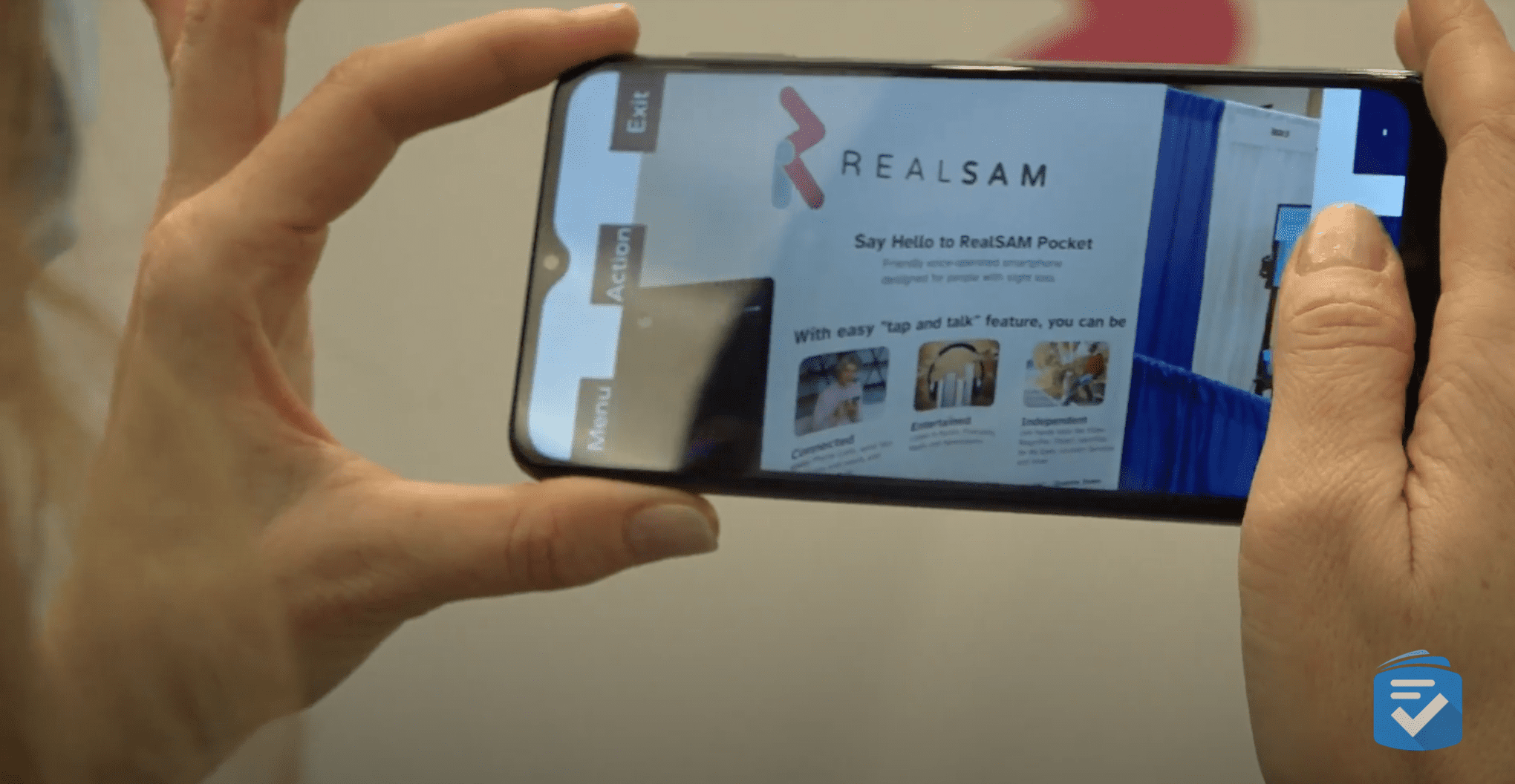 A Behind the Scenes look at the RealSAM Smartphone