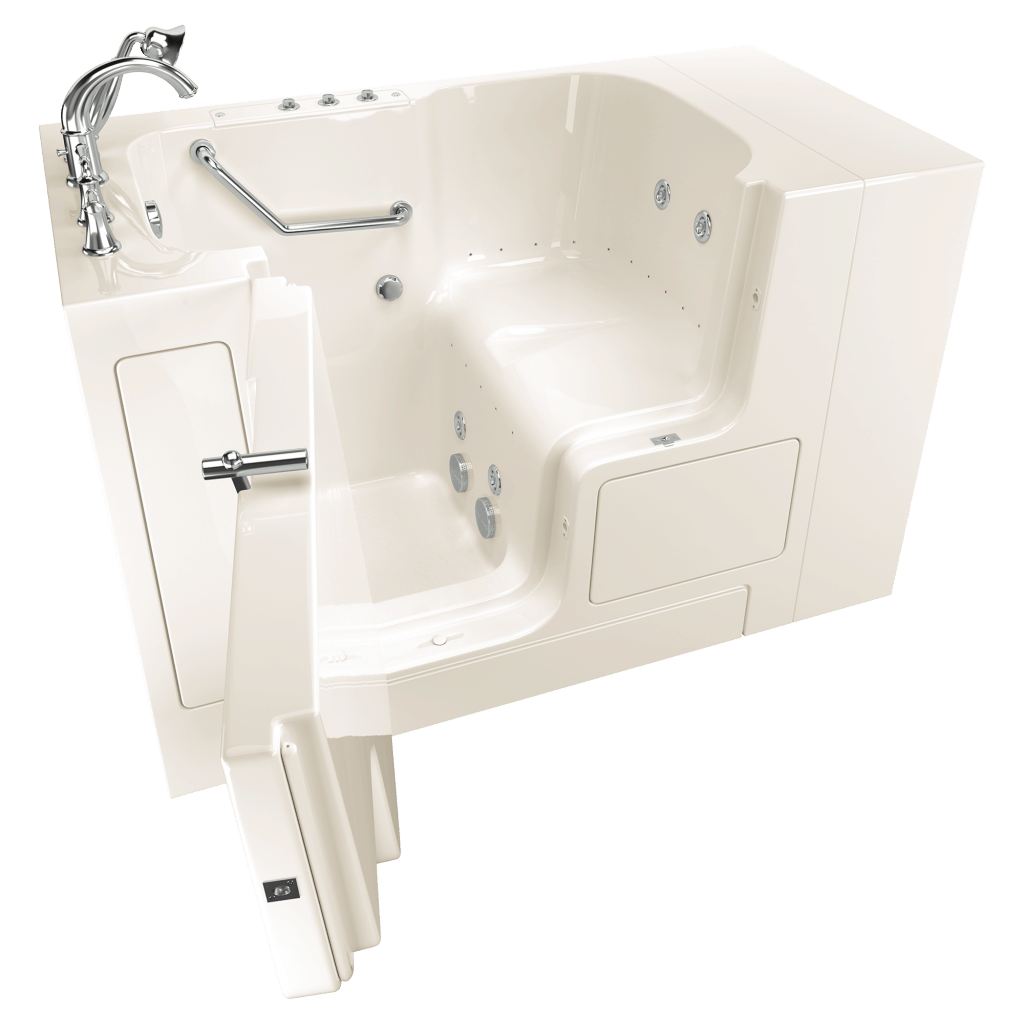American Standard walk-in tubs have features to easy sore joints and aching muscles.