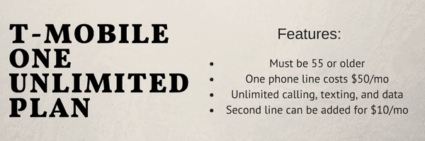 T-Mobile One Unlimited Plan is a good deal for older adults